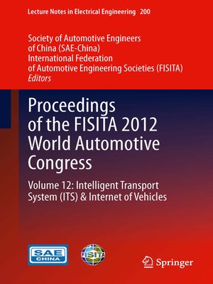 cover image of Proceedings of the FISITA 2012 World Automotive Congress